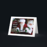 Cartes Pour Fêtes Annuelles MERRY CHRISTMAS pour M./MME SANTA CLAUS<br><div class="desc">Souhaitez que ce "couple spécial" dans votre vie un très joyeux Noël cette année DE M/MRS SANTA CLAUS!!! Mettez un énorme SOURIRE sur le visage du couple !!!</div>