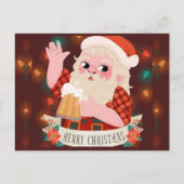 Cartes Pour Fêtes Annuelles Merry Christmas Santa Claus (Devant)