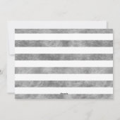 Cartes Pour Fêtes Annuelles Merry Christmas Silver Script Photo Overlay (Dos)