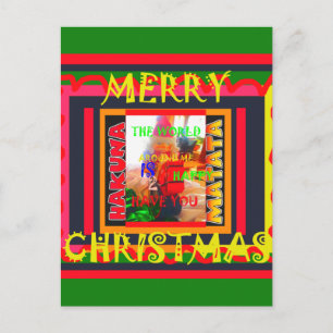 Cartes Pour Fêtes Annuelles Merry Christmas The world around me is happy to ha