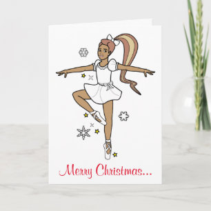 Cartes Pour Fêtes Annuelles Merry Christmas to My Ballerina Princess
