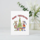 Cartes Pour Fêtes Annuelles Merry Christsouris (Debout devant)