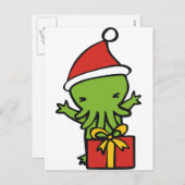 Cartes Pour Fêtes Annuelles Merry Cthulmas (Devant / Derrière)