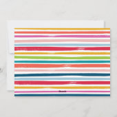 Cartes Pour Fêtes Annuelles MERRY et BRIGHT PHOTO famille moderne coloré (Dos)