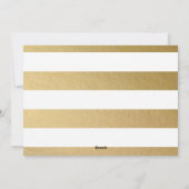 Cartes Pour Fêtes Annuelles Merry Everything Gold Photo horizontale (Dos)