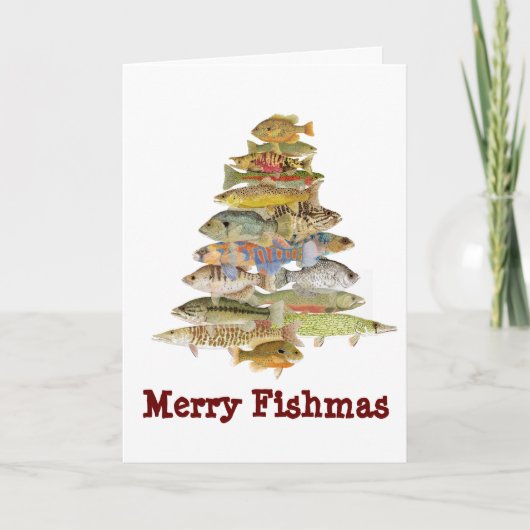 Cartes Pour Fêtes Annuelles Merry Fishmas 2020 (Devant)