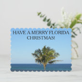 CARTES POUR FÊTES ANNUELLES MERRY FLORIDA NOËL (Debout devant)