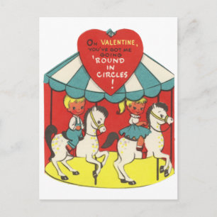 Cartes Pour Fêtes Annuelles Merry Go Round Valentine