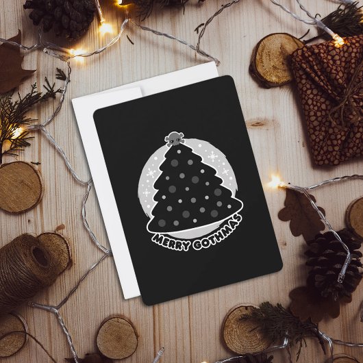 Cartes Pour Fêtes Annuelles Merry Gothmas