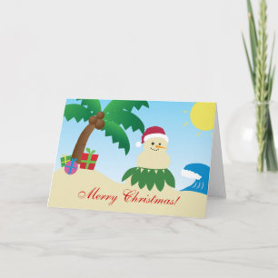 Cartes Pour Fêtes Annuelles Merry Hawaii Christmas ! (Mele Kalikimaka !)