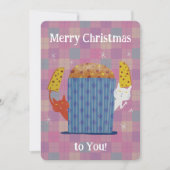 Cartes Pour Fêtes Annuelles Merry Jolly Panettone! (Devant)