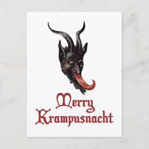 Cartes Pour Fêtes Annuelles Merry Krampusnacht