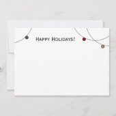 Cartes Pour Fêtes Annuelles Merry Mesure Chimie Science Erlenmeyer Vacances (Dos)