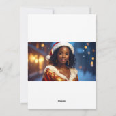 CARTES POUR FÊTES ANNUELLES MERRY NOËL (Dos)