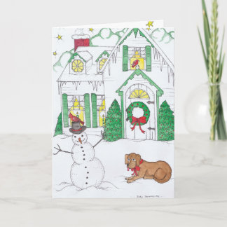 Cartes Pour Fêtes Annuelles MERRY NOËL - Chien