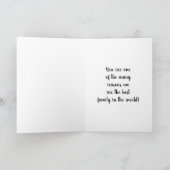 CARTES POUR FÊTES ANNUELLES MERRY NOËL **DAD** (Intérieur)