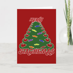 Cartes Pour Fêtes Annuelles Merry Stachemas