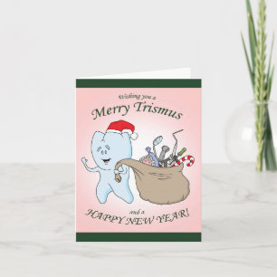 Cartes Pour Fêtes Annuelles "Merry Trisme"