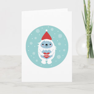 Cartes Pour Fêtes Annuelles Merry Xmas Yeti