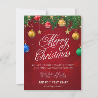 Cartes Pour Fêtes Annuelles Merrycristmas