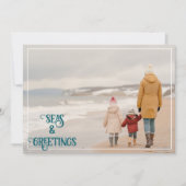 Cartes Pour Fêtes Annuelles Mers & Salutations  (Devant)