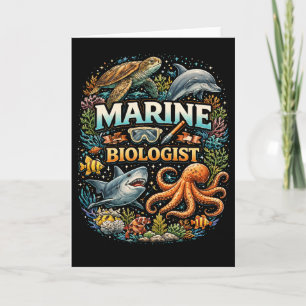 Cartes Pour Fêtes Annuelles Merveilles du monde océanique