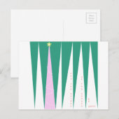 Cartes Pour Fêtes Annuelles Merveilleuse de la saison Arbre de Noël (Devant / Derrière)