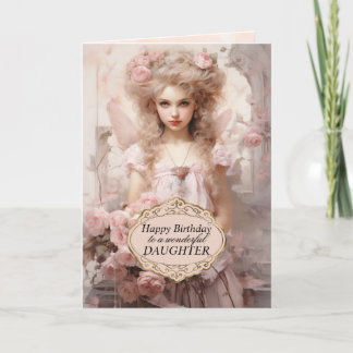 Cartes Pour Fêtes Annuelles Merveilleuse fille anniversaire fille