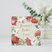 Cartes Pour Fêtes Annuelles Merveilleuses journées d'hiver (Debout devant)