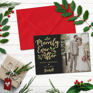 Cartes Pour Fêtes Annuelles Merveilleux Jamais après Noël Photo