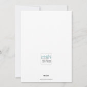 Cartes Pour Fêtes Annuelles Mésange Douce Et Mignonne D'Hiver (Dos)