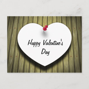 Cartes Pour Fêtes Annuelles Message d'amour de la Saint-Valentin Voiture posta