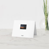 Cartes Pour Fêtes Annuelles Message De Sympathie Avec Coucher De Soleil, Arbre (Dos)