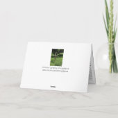 Cartes Pour Fêtes Annuelles Message évangélique de Pâques (Dos)