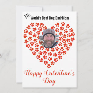 Cartes Pour Fêtes Annuelles Message personnalisable pour la Saint-Valentin ave