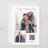 Cartes Pour Fêtes Annuelles Message simple spécial Saint-Valentin photo modern (Devant)