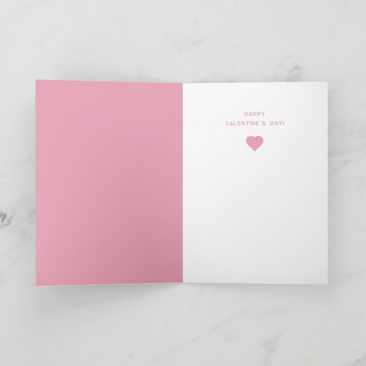 Cartes Pour Fêtes Annuelles Messages du Coeur de bonbons mignon Saint Valentin (Intérieur)