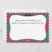 Cartes Pour Fêtes Annuelles Mesure cuillères Noël de la cuisine de (Dos)