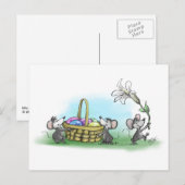 Cartes Pour Fêtes Annuelles Mic, Mac et Moe's Happy Easter (Devant / Derrière)