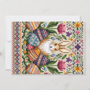Cartes Pour Fêtes Annuelles Mignon/Coloré printemps/Pâques fair isle 