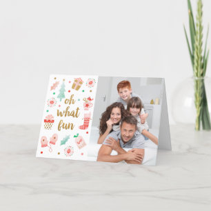 Cartes Pour Fêtes Annuelles Mignon oh quelle photo de Noël amusante