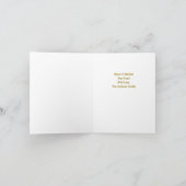 Cartes Pour Fêtes Annuelles Mignonne Bonne Année Champagne noir or blanc (Intérieur)