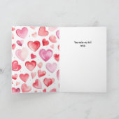 Cartes Pour Fêtes Annuelles Mignonne Chien à queue française, tu fais mon sac  (Intérieur)