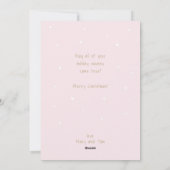 Cartes Pour Fêtes Annuelles Mignonne hiver Scandi Fox Noël moderne (Dos)