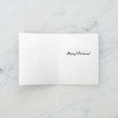 Cartes Pour Fêtes Annuelles Mignonne Keeshond Chien Chien et Chien Kitten Noël (Intérieur)