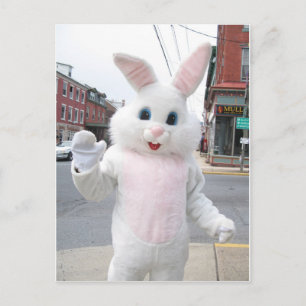Cartes Pour Fêtes Annuelles Mignonne Lapin de Pâques Animal Paix Aimer Destiné