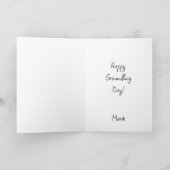 Cartes Pour Fêtes Annuelles Mignonne marmotte (Intérieur)