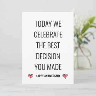 Cartes Pour Fêtes Annuelles Mignonne Moderne Funny Minimaliste Joyeux Annivers