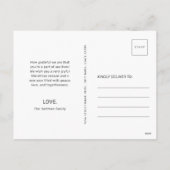 Cartes Pour Fêtes Annuelles Mignonne pingouin drôle de pingouin Noël (Dos)