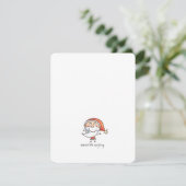 Cartes Pour Fêtes Annuelles Mignonne Simple Joyeux Tout Joyeux Nouvel An (Debout devant)